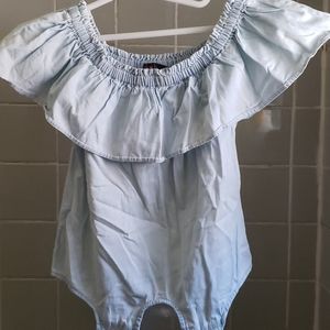 Girl's Denim Top